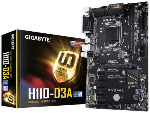 GIGABYTE GA-H110-D3A rev. 1.0 LGA 1151 Intel H110 ATX Motherboard