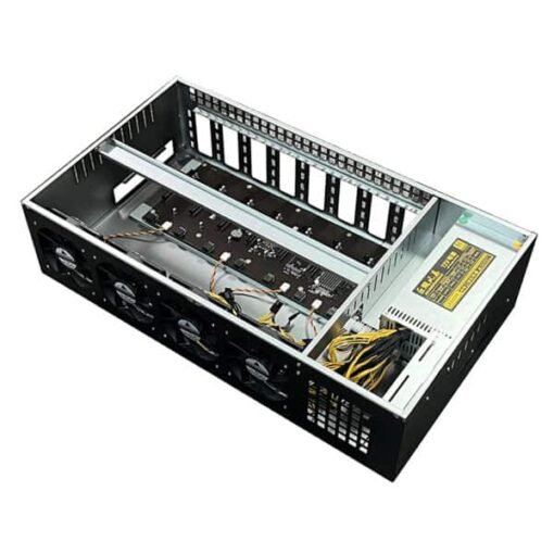 MineBox 8Qs quite mining server case 70mm and 2000w PSU