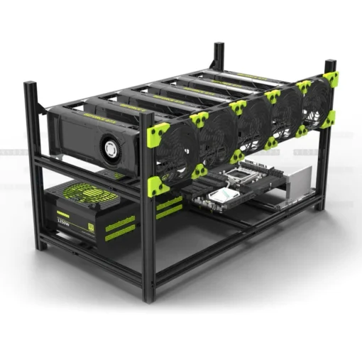 Ready To Mine 6 X Nvidia RTX 3070 ti Complete Mining Rig